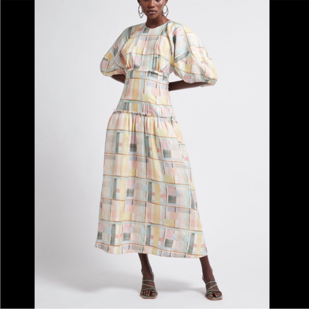 Aje L'Espirit Corset Midi Dress US 4 (AUS 8)